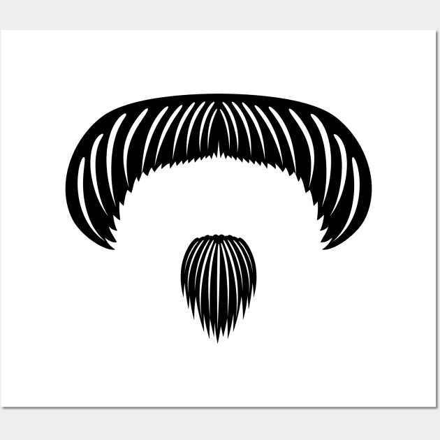 Wide Moustache! Wall Art by SWON Design